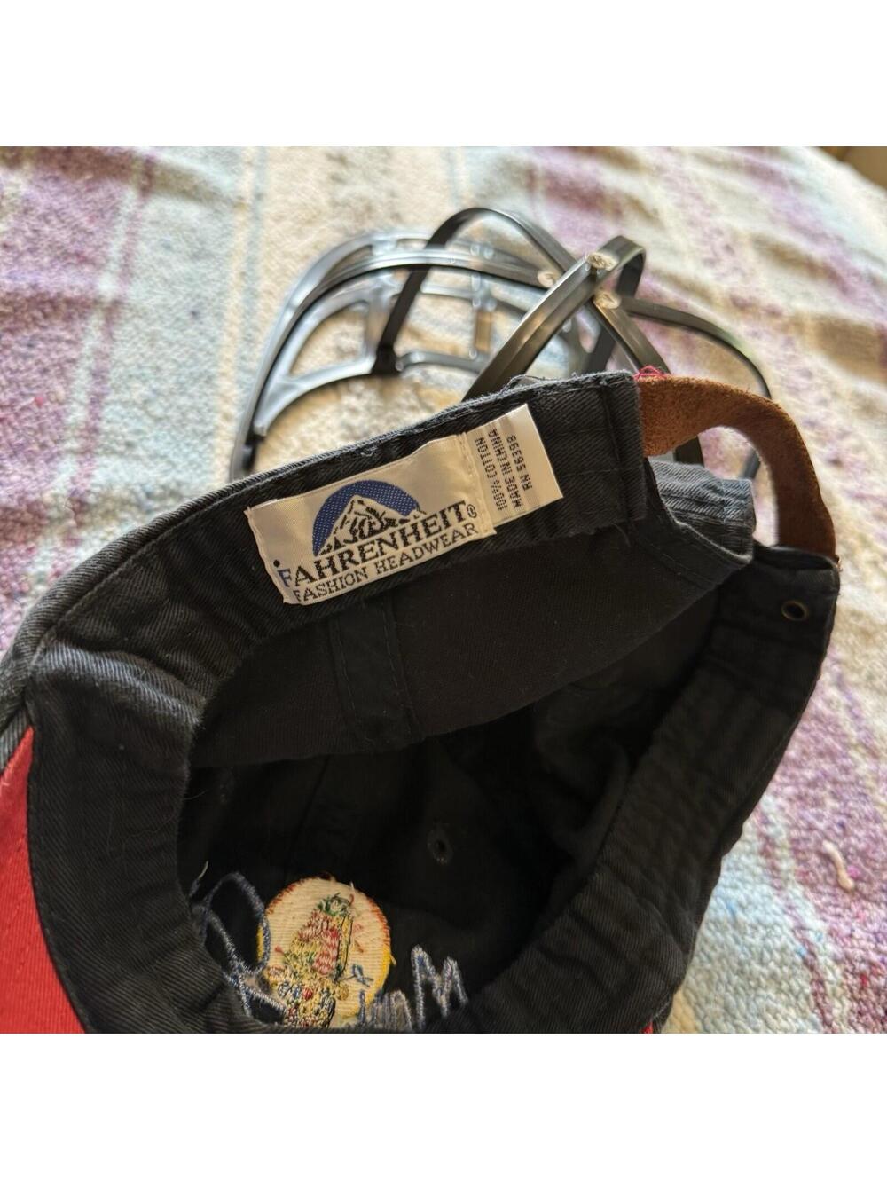 Vintage 90s RARE Maui Jim Sunglasses Strapback Hat Parrot Embroidered Tab OSFA - Picture 6 of 6